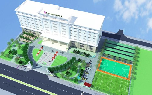 Ý tưởng thiết kế sân vường trường Đại học Đông Á - Cơ sở 2
