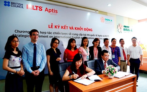 Cơ hội trải nghiệm bài thi quốc tế Aptis và IELTS dành cho SV Xây dựng-Kiến trúc ĐH Đông Á