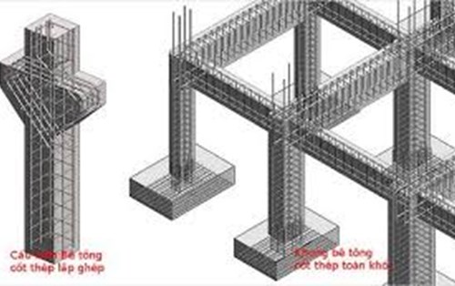 Qui trình thi công sàn bê tông toàn khối sử dụng tấm cóp pha bê tông đúc sẵn