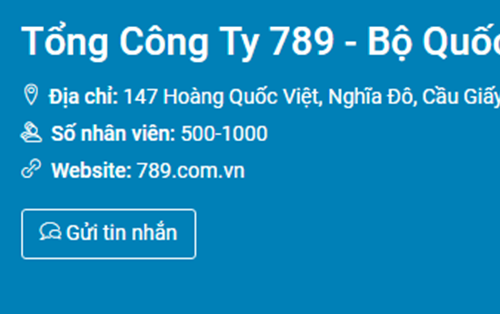 Tổng Công ty 789 - Bộ Quốc phòng