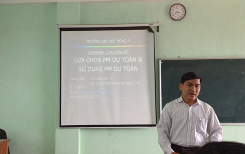 Seminar lựa chọn phần mềm sự toán và giảng dạy phần mềm dự toán cho sinh viên khoa xây dựng