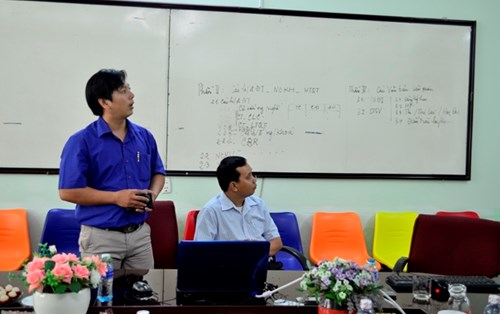 Giảng viên khoa kỹ thuật xây dựng bảo vệ thành công đề tài NCKH cấp trường